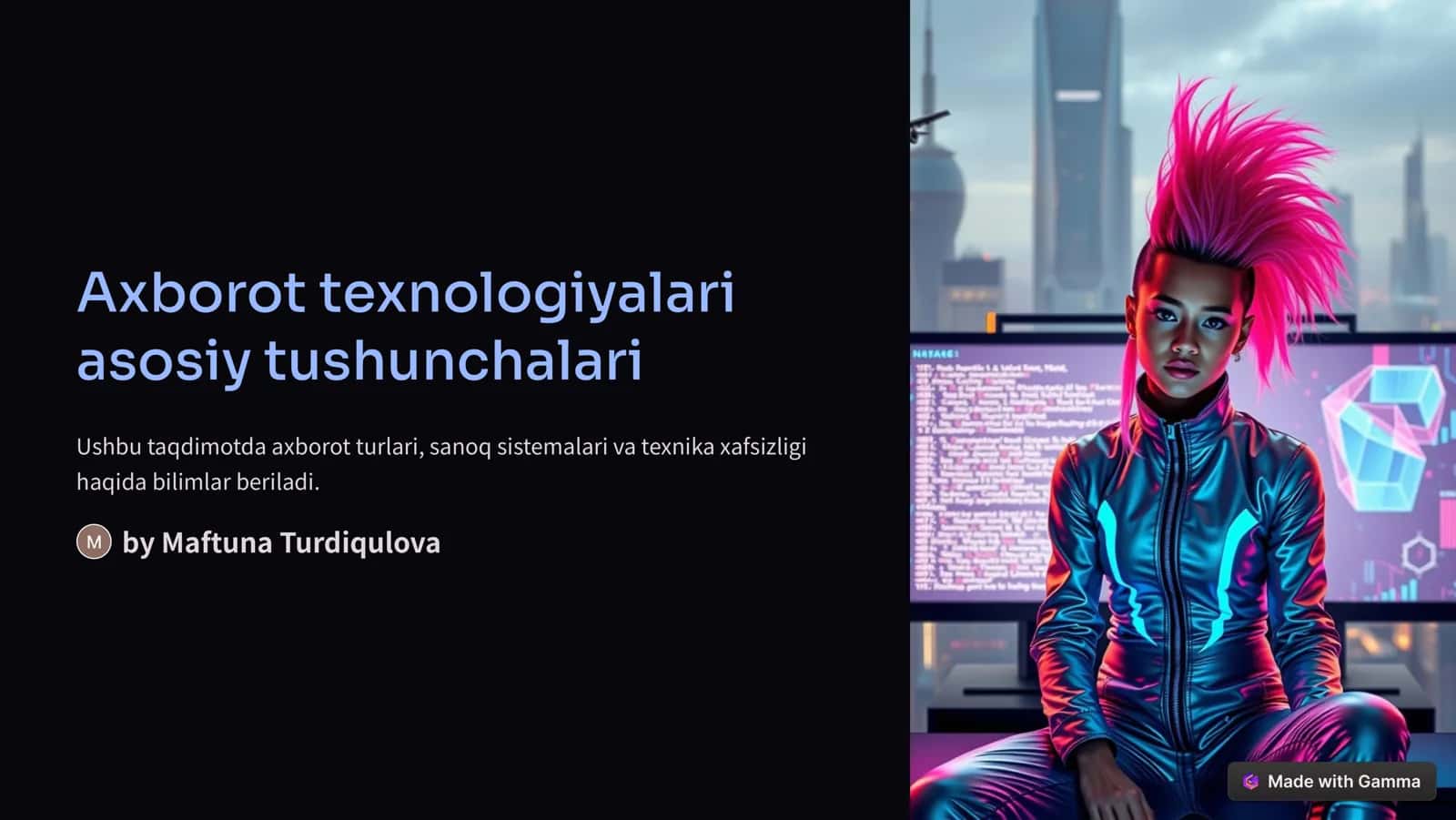 Axborot texnologiyalari