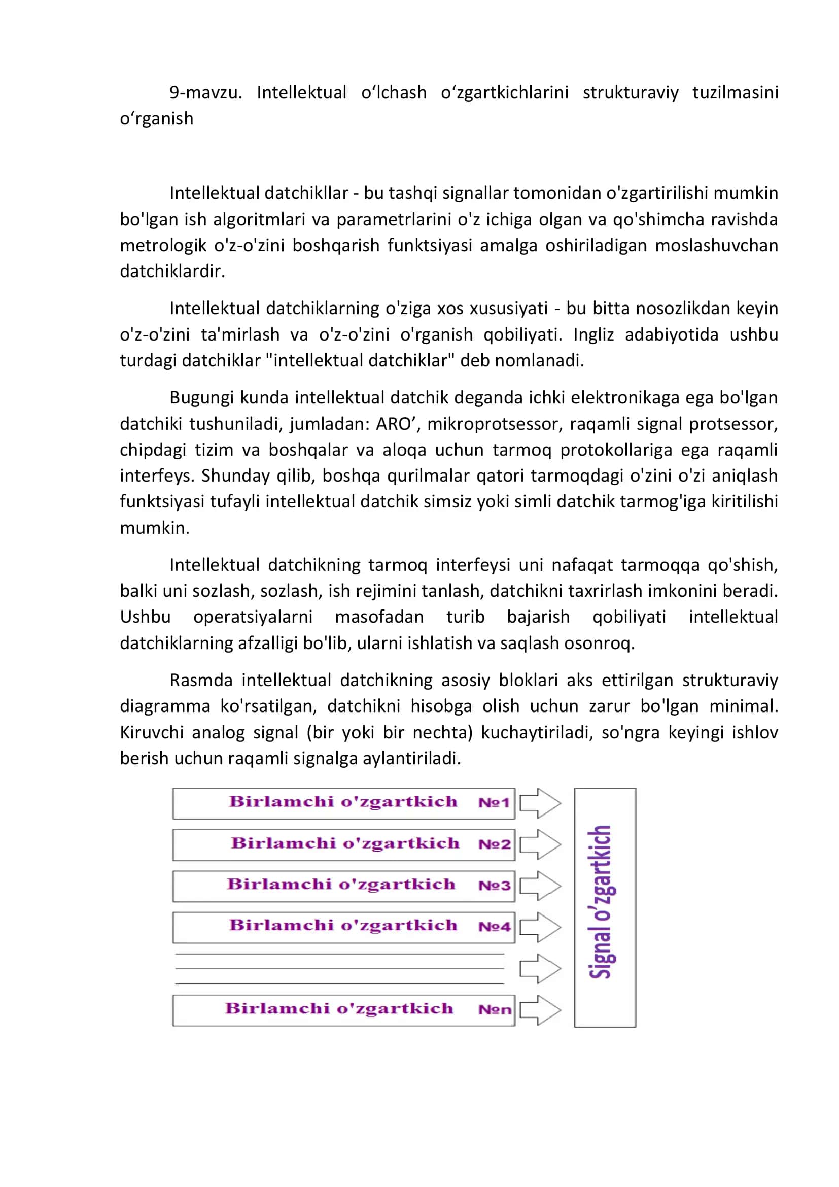 Intellektual datchiklar