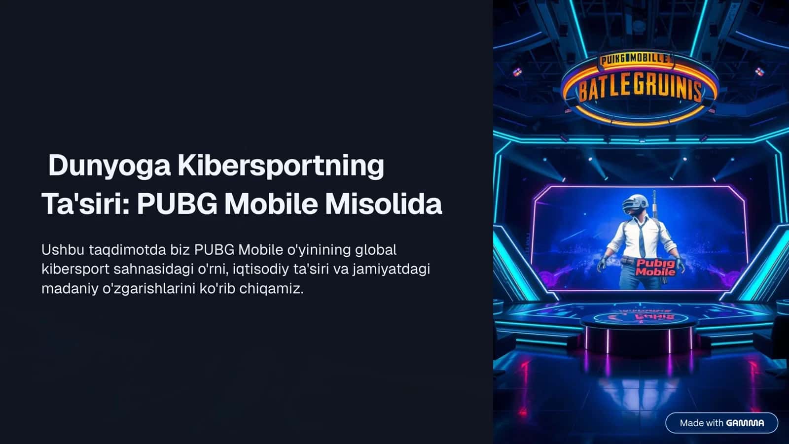 PUBG Mobile: Mobil Kibersportning Qahramoni