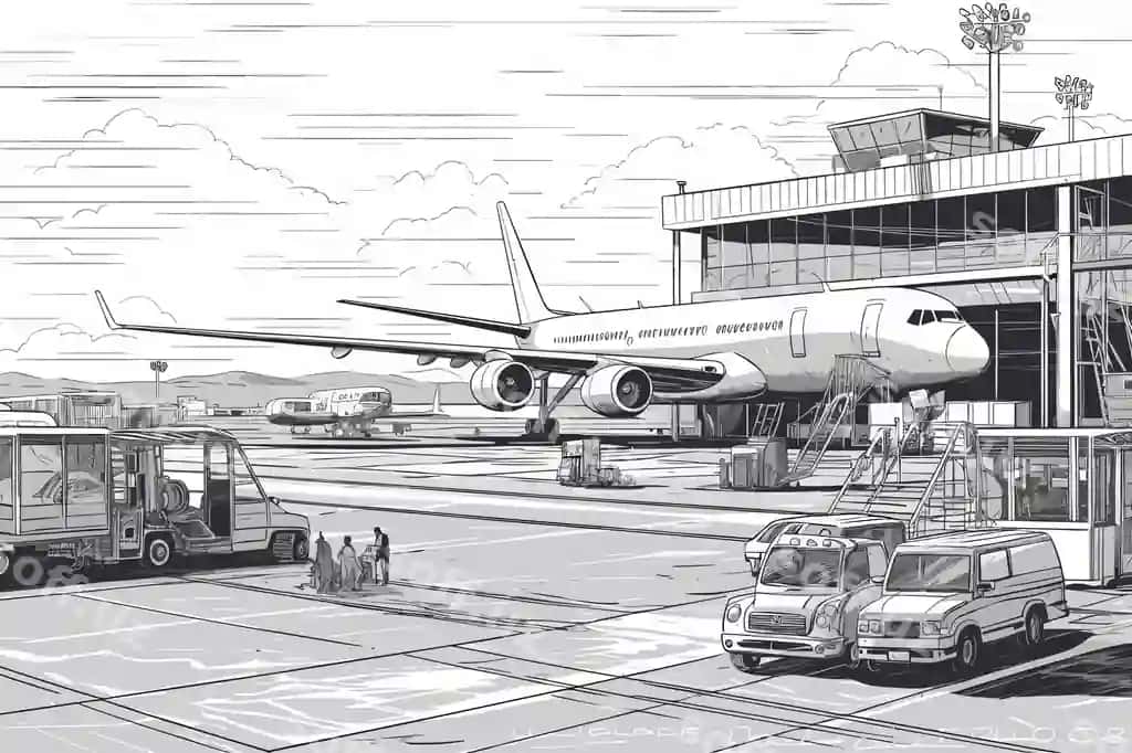 Air so'zi mavjud bo'lgan samolyotni chizish | Drawing plane that has word air it