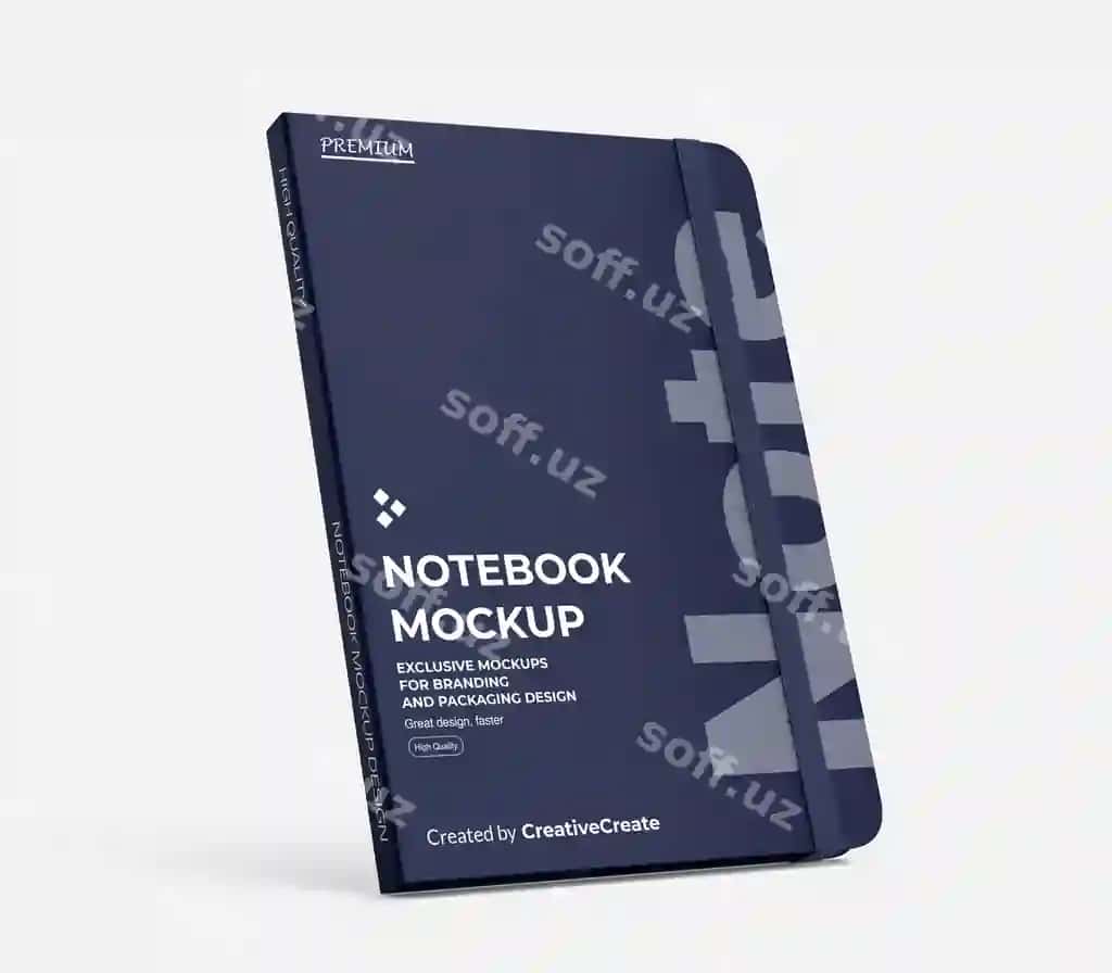 Daftar mockup | Notebook mockup
