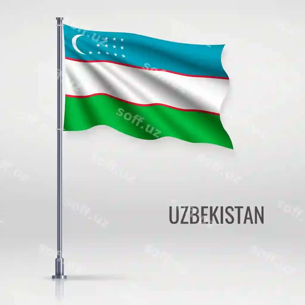 Bayroq ustuni hilpirab turibdi | Waving flag flagpole