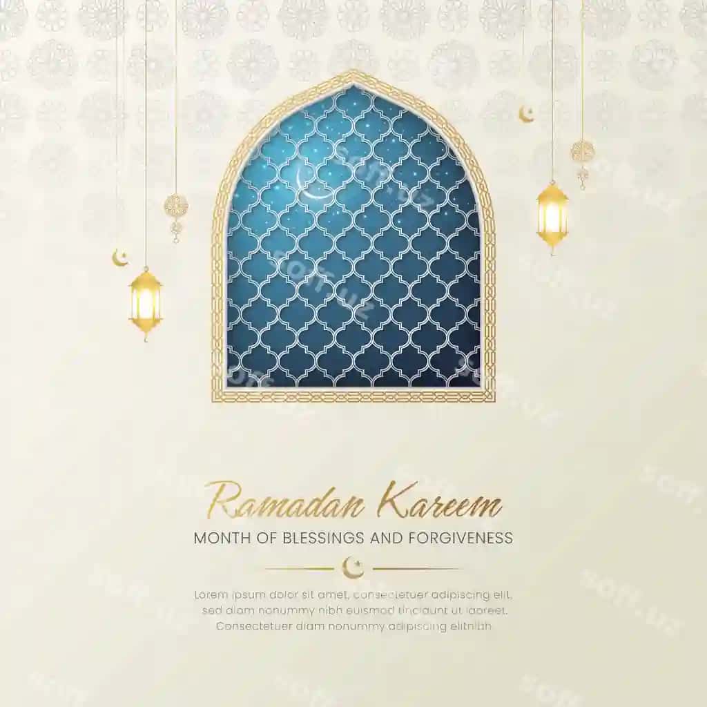 Ramazon kamoyon islamiy chiroyli bezatma tabrik kartasi orqa fon | Ramadan kareem islamic elegant ornamental greeting card background