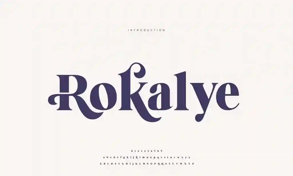 Elegant alifbo harflari shrift raqami klassik harflar minimal moda | Elegant alphabet letters font number classic lettering minimal fashion