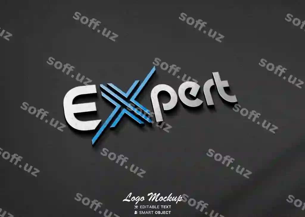 Korporatsiya logotipi namunasi | Corporate logo mockup