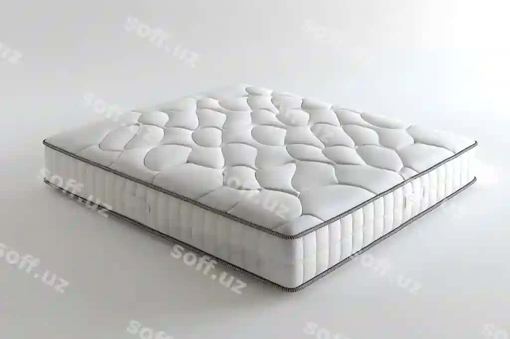 3d render matrass premium ortopedik ajraltirilgan oq fonda | 3d render premium orthopedic mattress isolated white background