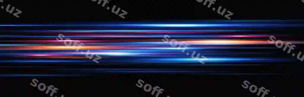 Harakat chiroq effekti banerlari ko‘k chiziqlar effekti tezlik ko‘k fonda | Motion light effect banners blue lines effect speed blue background