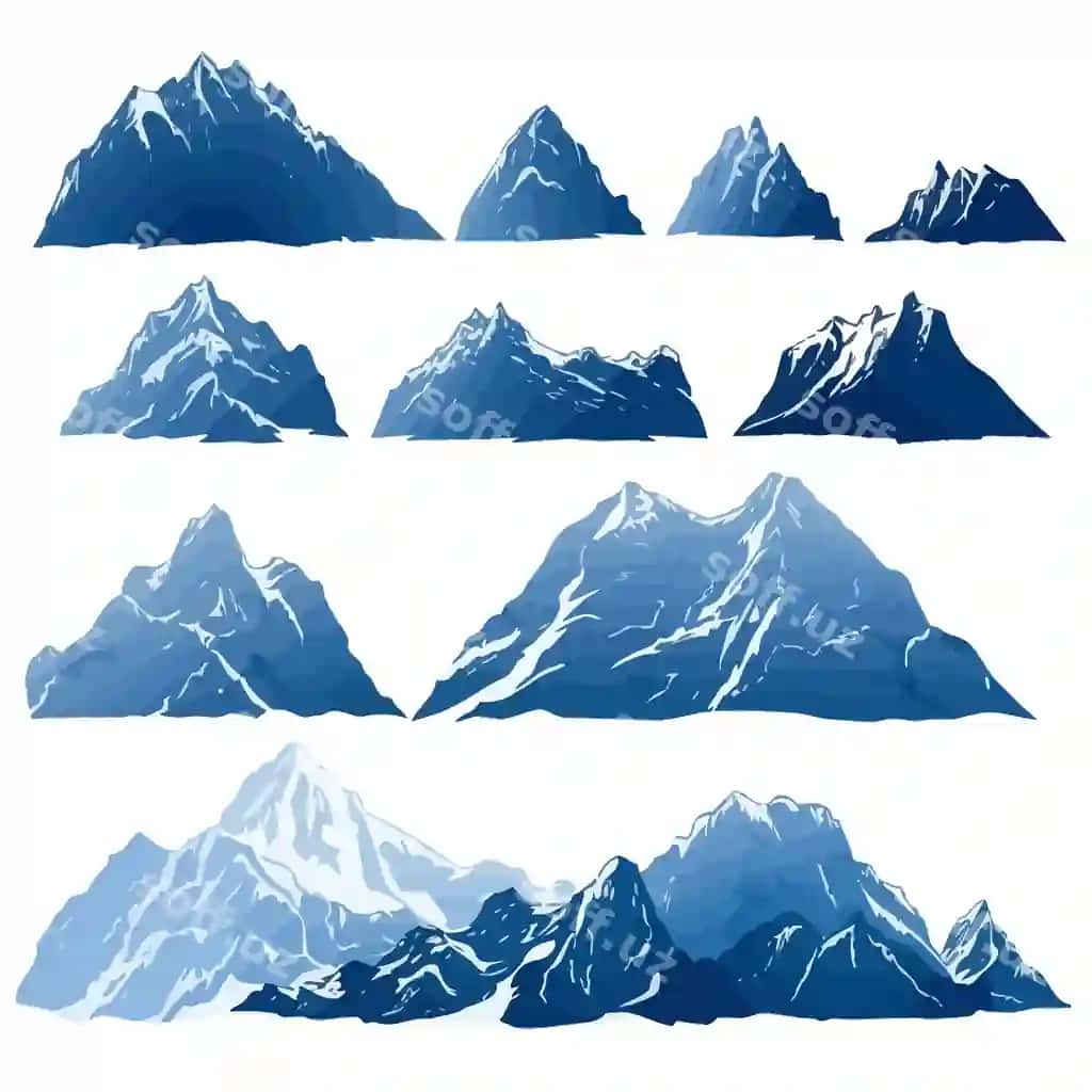 Todirchi logotipi vektori | Mountain logo vector