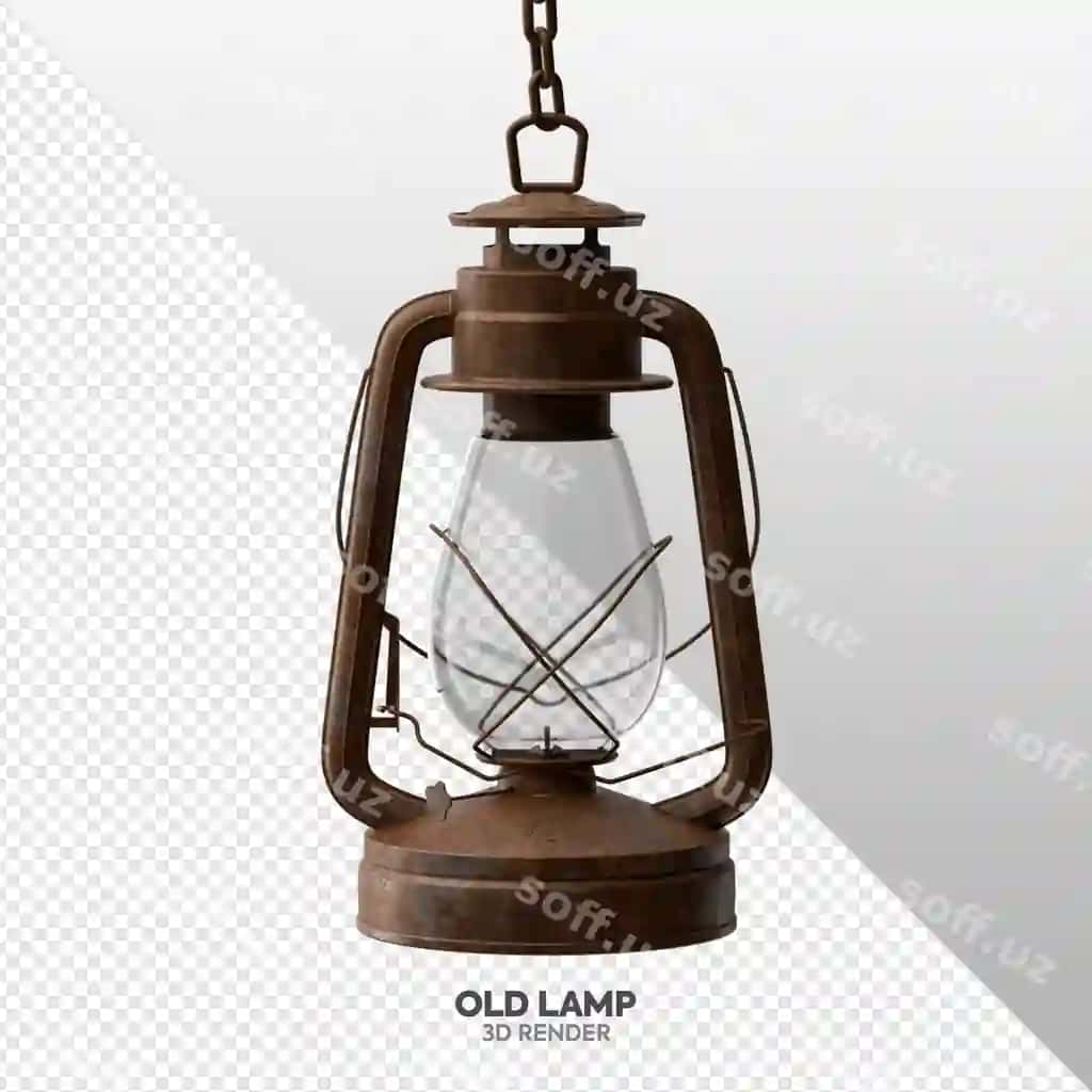 Realistik metal eski lampochka 3D render Braziliya Sao Joao Festa Junina | Realisit metal old lamp 3d render brazilian sao joao festa junina