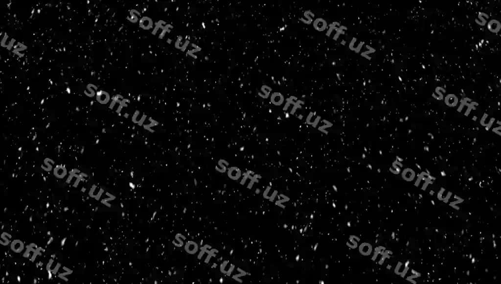 Yomg'ir yog'ayotgan qorli yulduzlar bilan animatsion tungi osmon | Animated night sky with falling snow twinkling stars