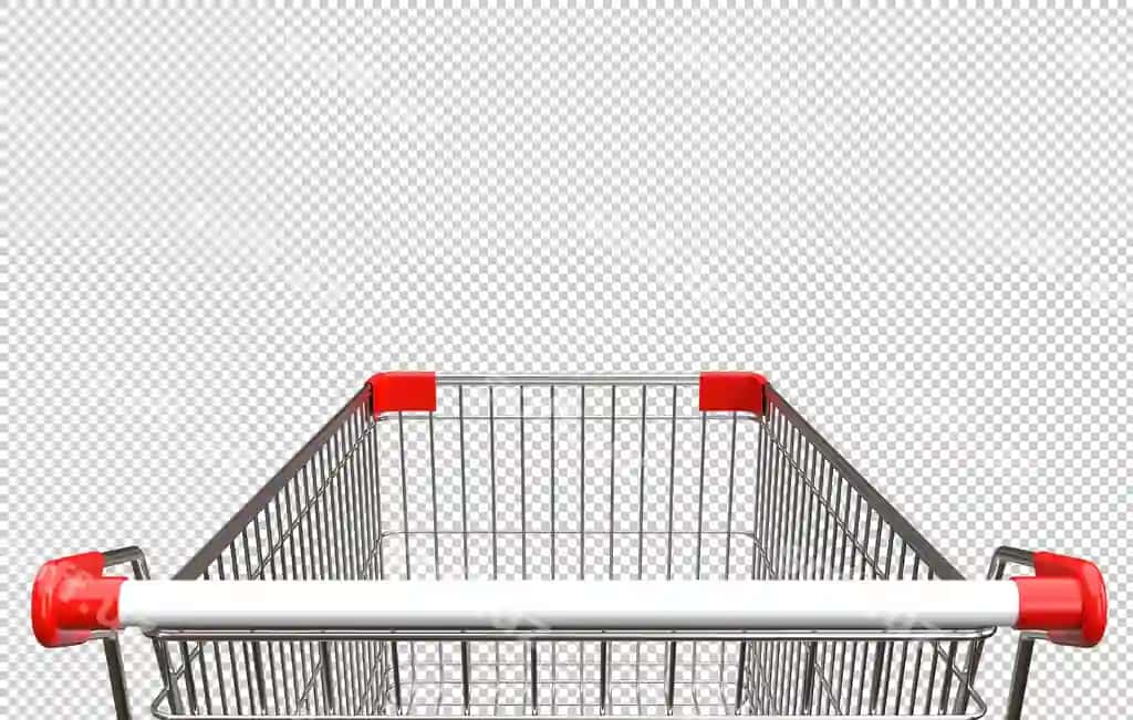 Xarid savati shaffof orqa fonda | Shopping cart transparent background