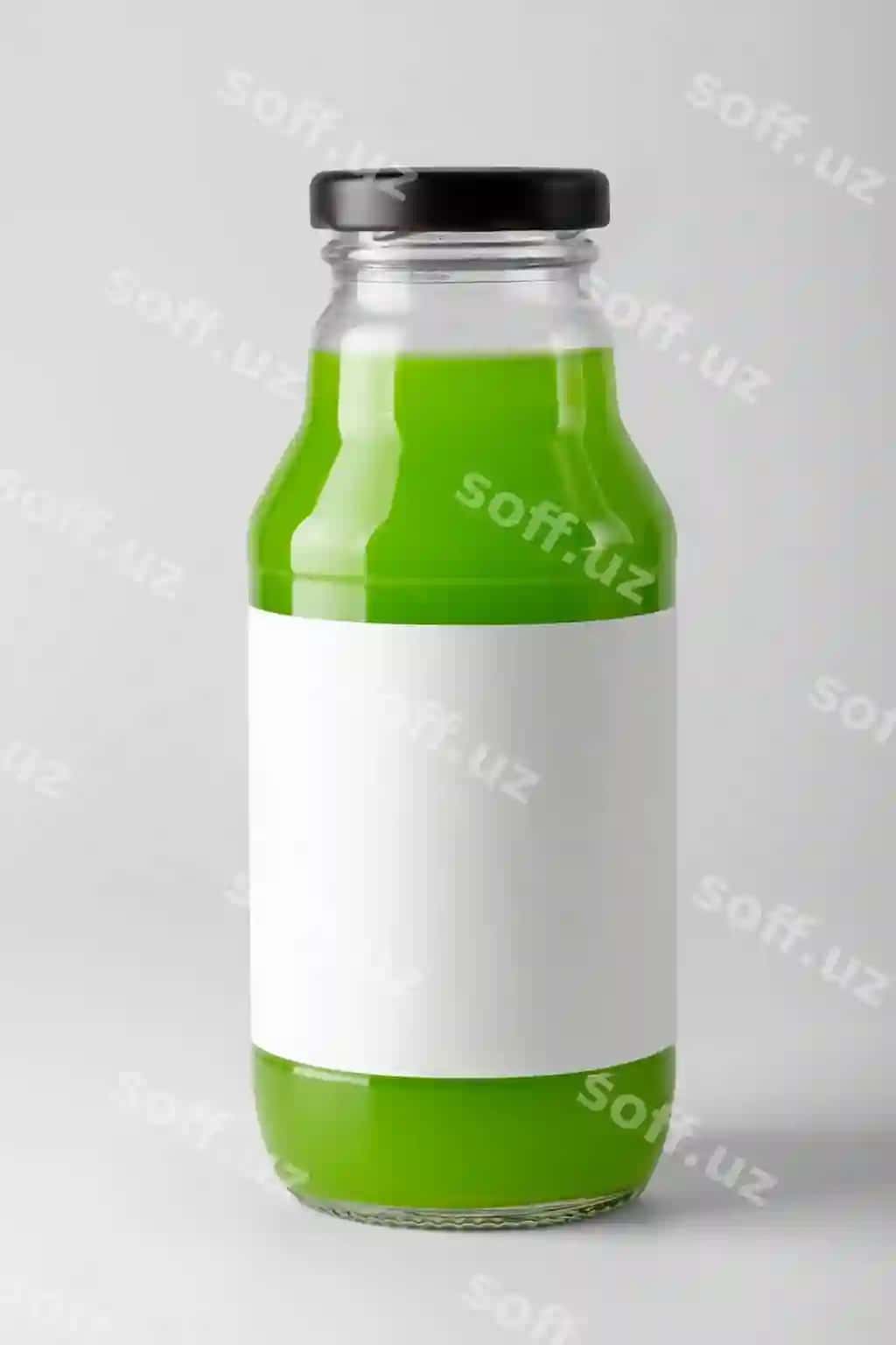 Etiketka namuna shisha idish | Label mockup glass bottle