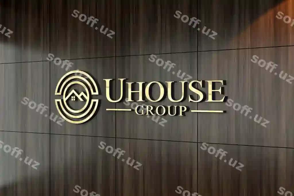 3d logo mockup naqshlangan yog'ochli devor | 3d logo mockup patterned wooden wall