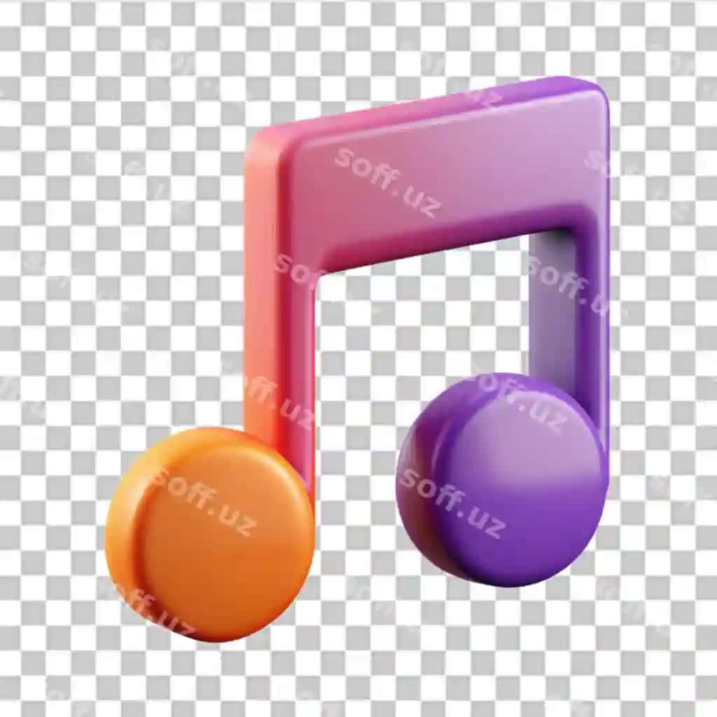 3D musiqa notesi ajraltirilgan oq fonda qo'shiq notesi musiqa ramzasi tovushi | 3d music note isolated white background song note music symbol sound