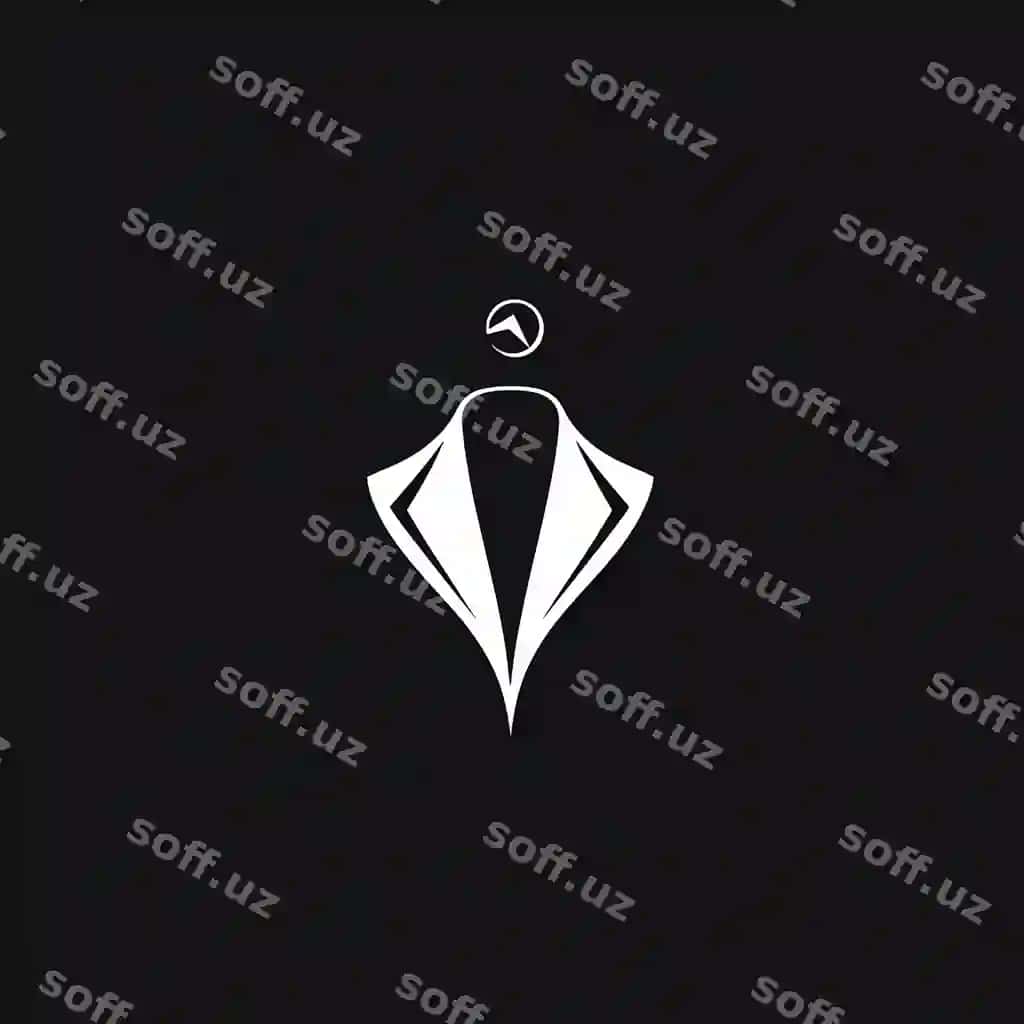 Elegant qora oq logotip dizayni kiyim brendi | Elegant black white logo design garment brand