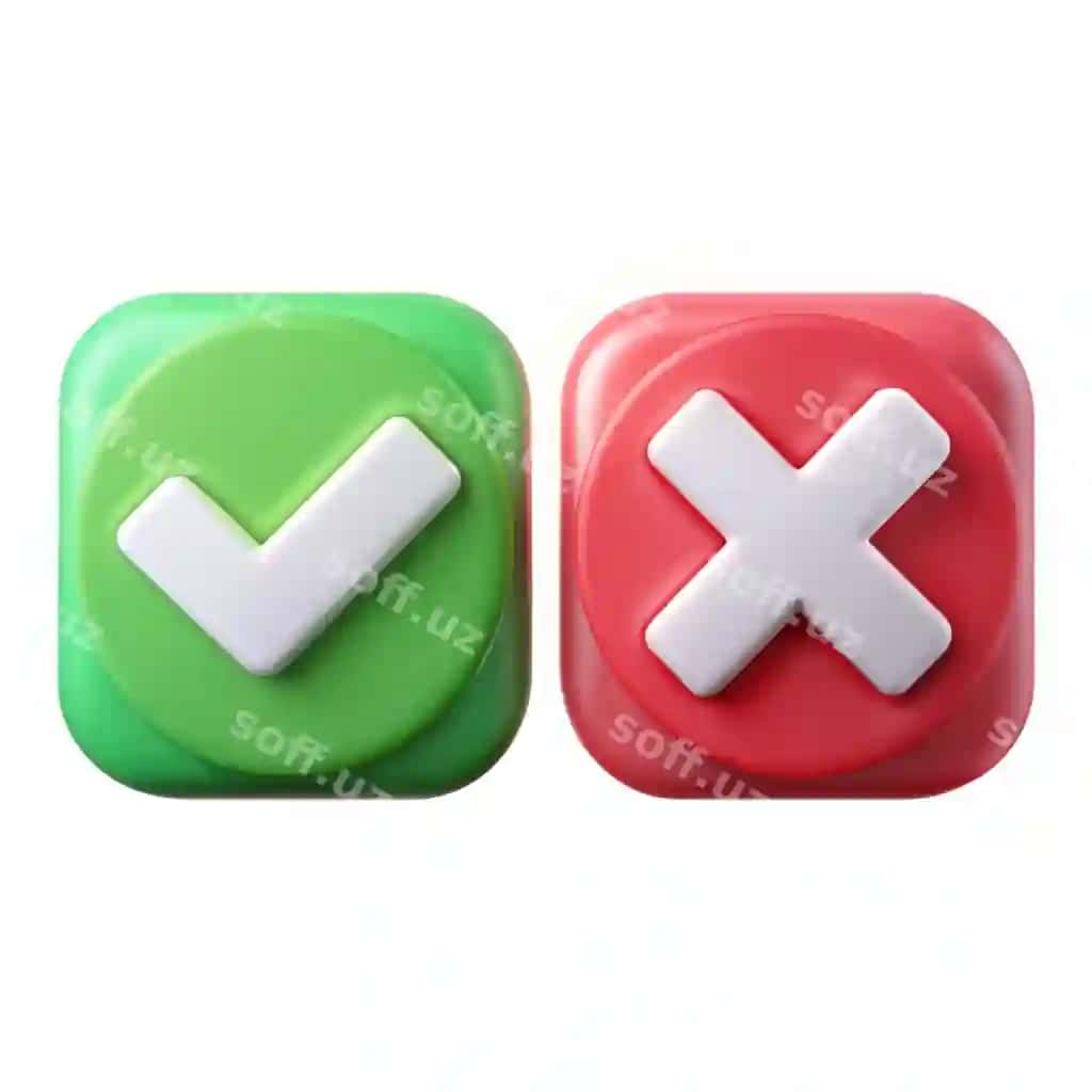 Noyob realistik so'rovnoma reaktsiya tekshirish kross belgilar | Unique realistic survey reaction check cross symbols