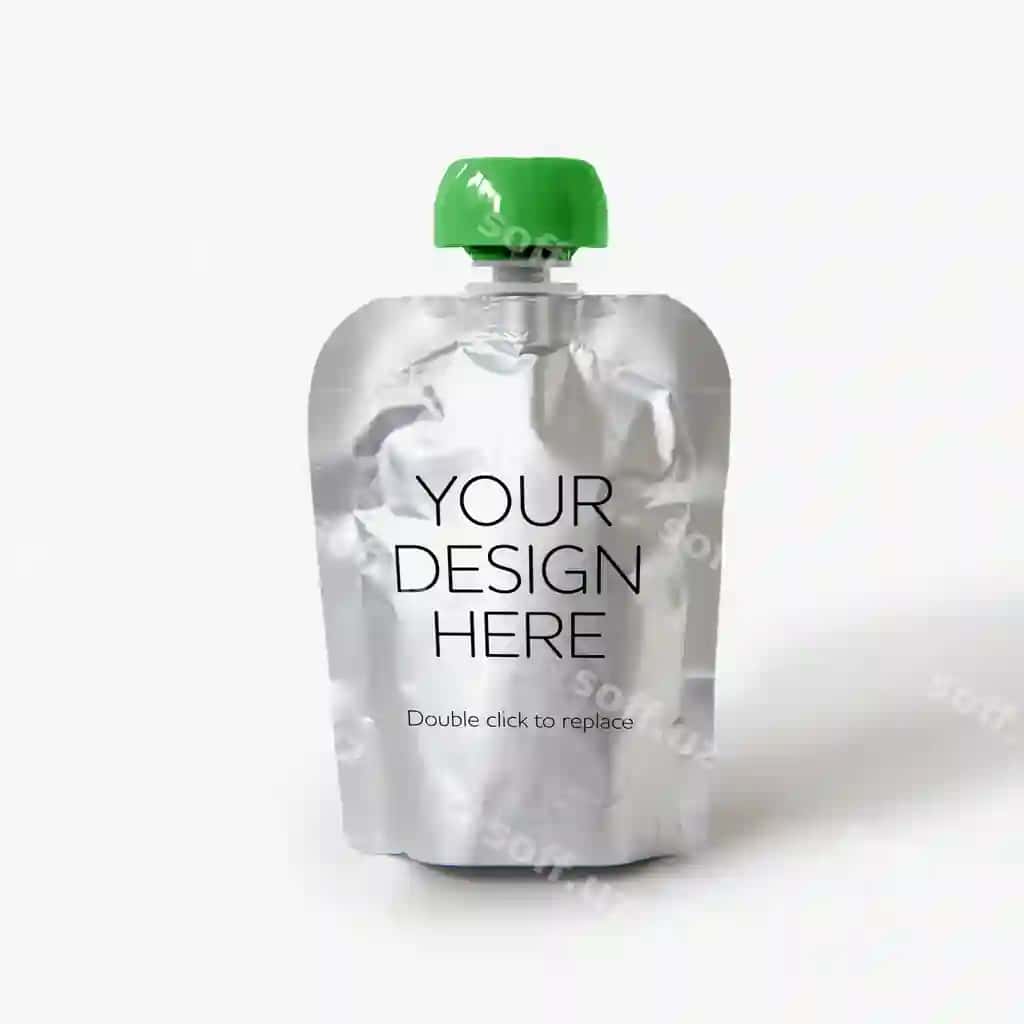 Ko'rish namuna shisha vitamin qovoq | View mockup bottle vitamin gourd