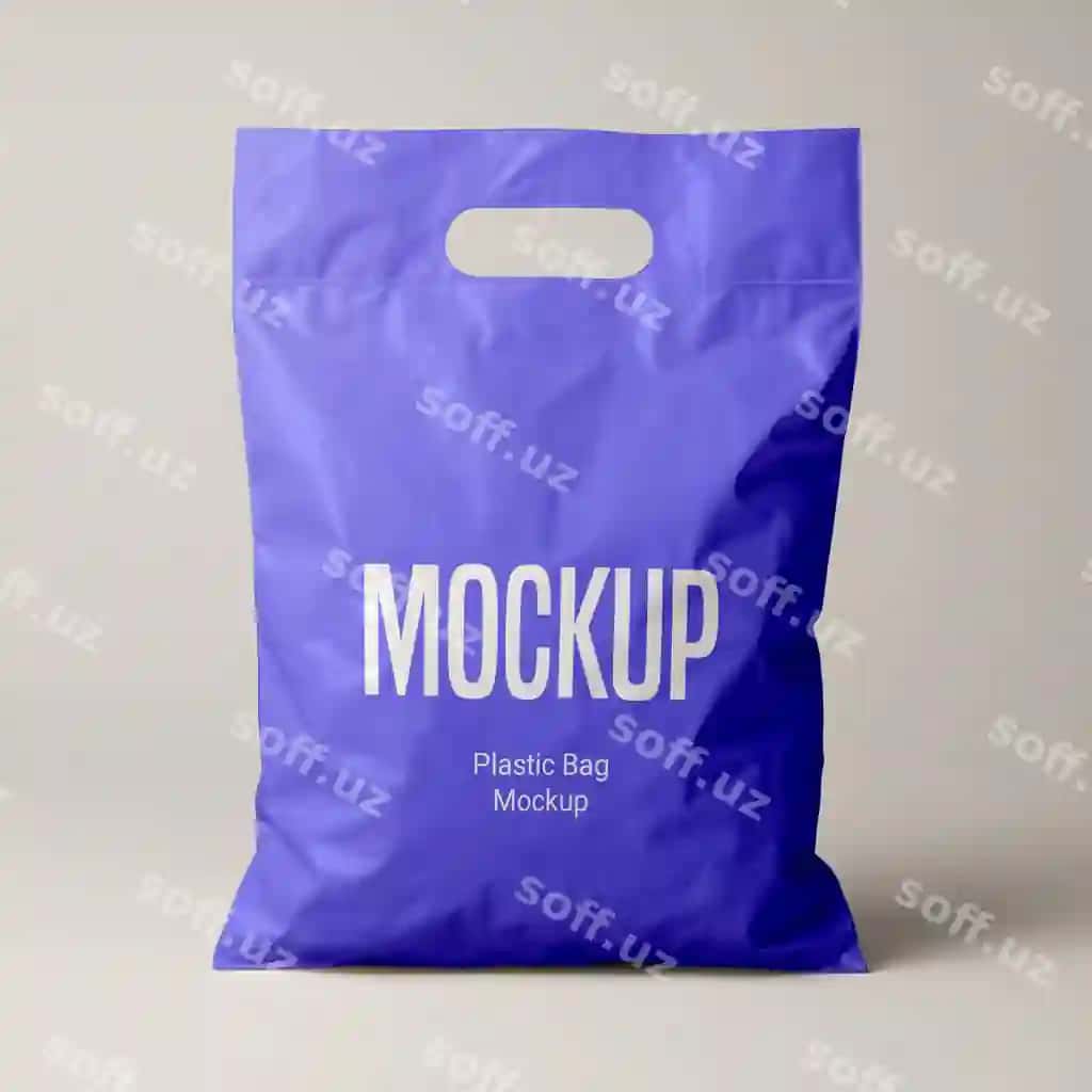 Plastik qop namunasi | Plastic bag mockup