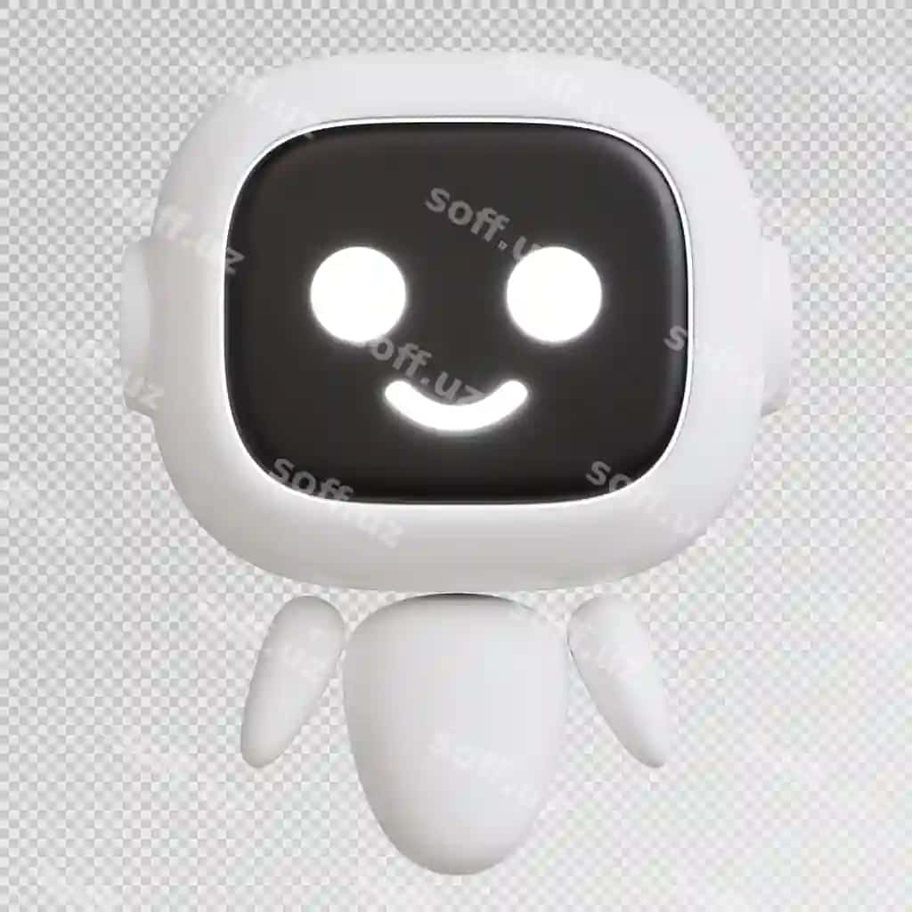 3d render sevimli robot qo'l harakati bilan | 3d render cute robot with hand gesture