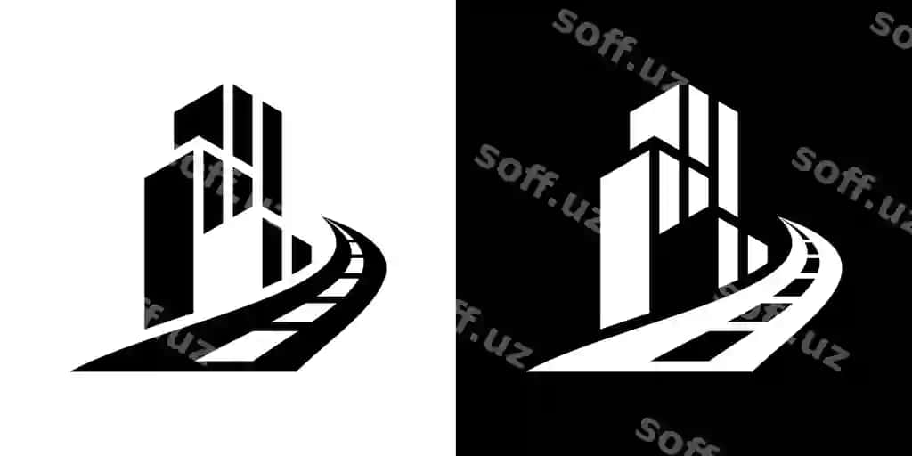 Logotip dizayni oddiy bino ikonasi vektor illustratsiyasi | Logo design simple building icon vector illustration