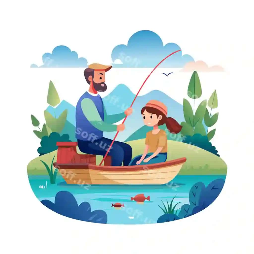 Haqiqiy hayotdagi oilaviy damalar vektor illustratsiya kontseptlari | Real life family moments vector illustration concepts