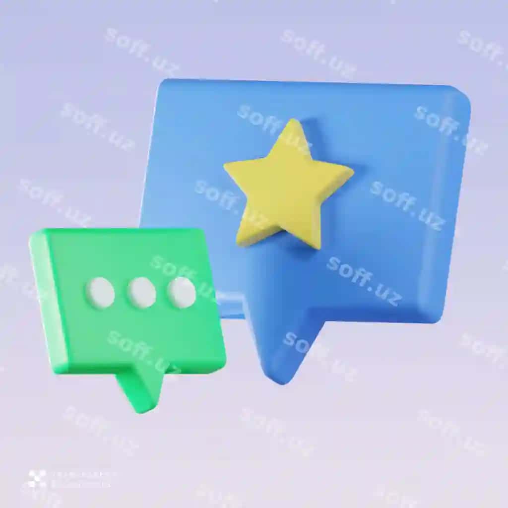 Psd testimonial xabar 3d illustratsiya | Psd testimonial message 3d illustration