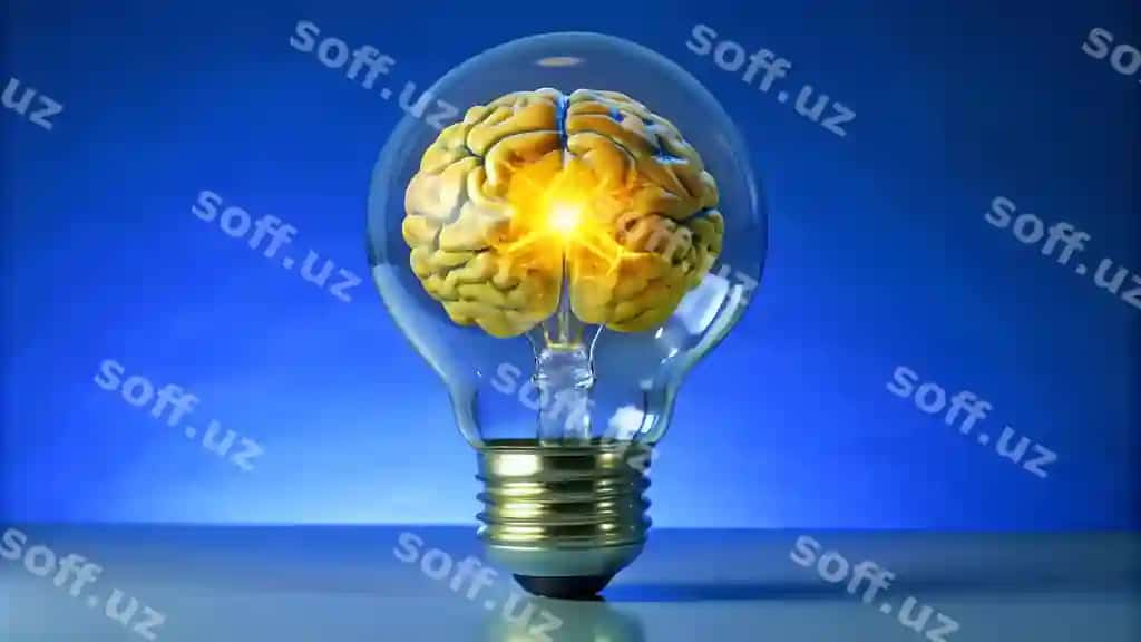 Bosh va choiroq orqa fon devor rasmi | Brain light bulb background wallpaper