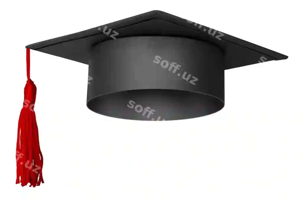 Png bitiruv qalpoqchasi belgisi dizayn elementi | Png graduation cap icon design element