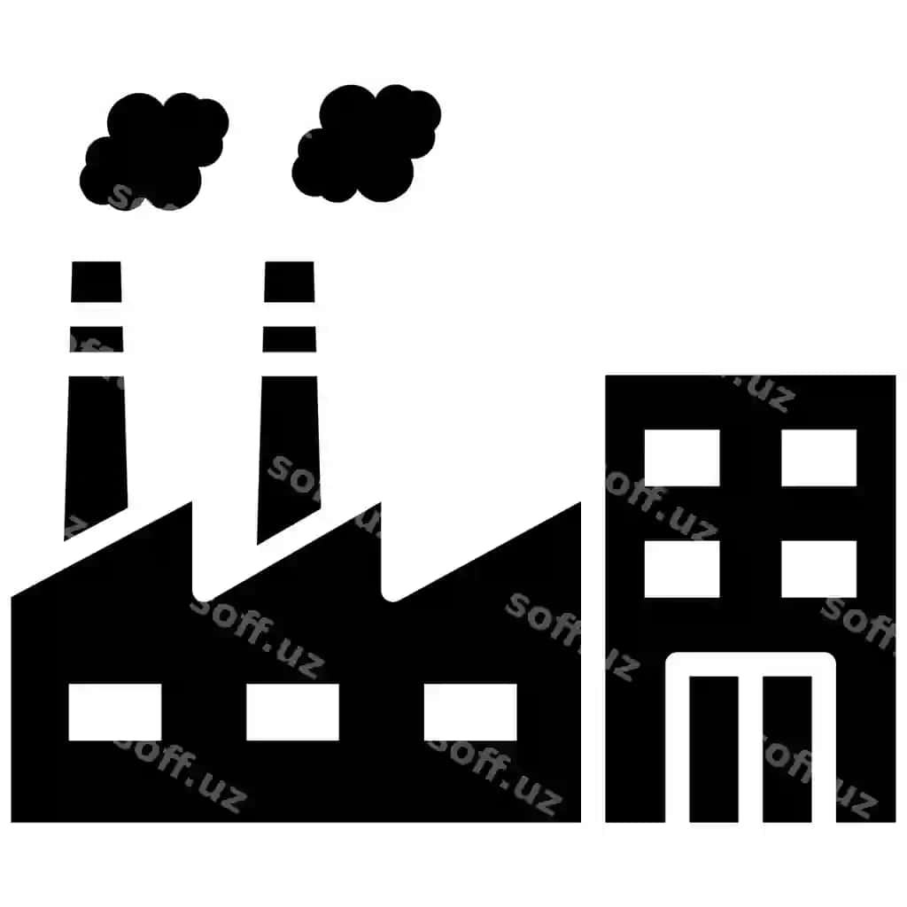 Fabrika vektor ikonasi Yer kuni ikonlar to'plamida ishlatilishi mumkin. | Factory vector icon can be used earth day iconset