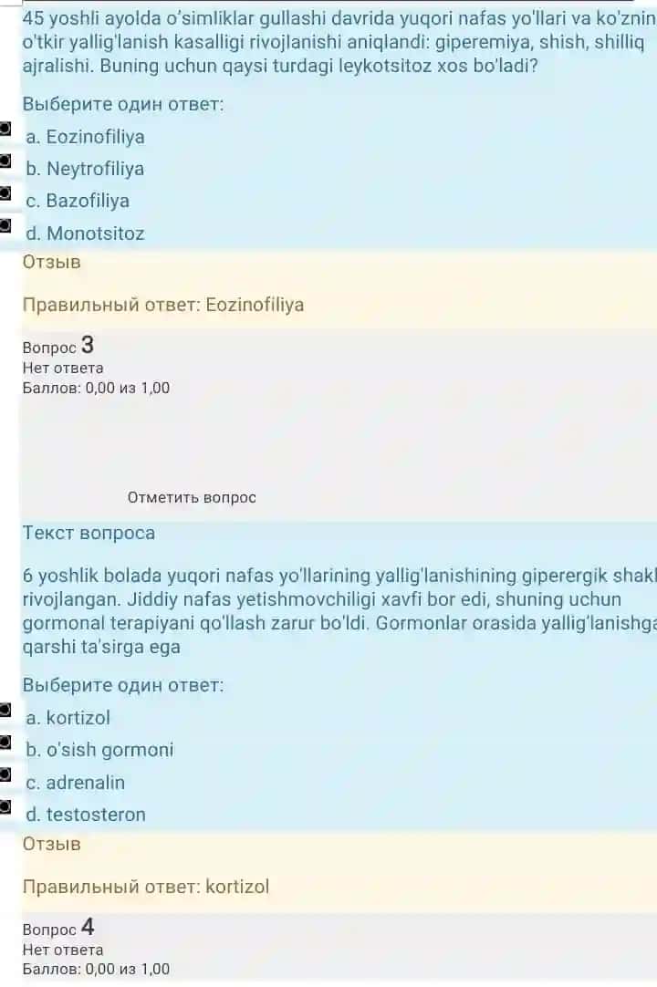 Patologik Fizaligiya Test orginal