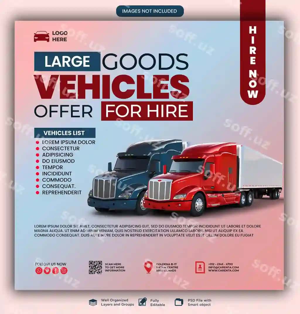 Katta qizil yuk avtomobili katta prinsip bilan sotuvda | Large red truck with large trailer sale