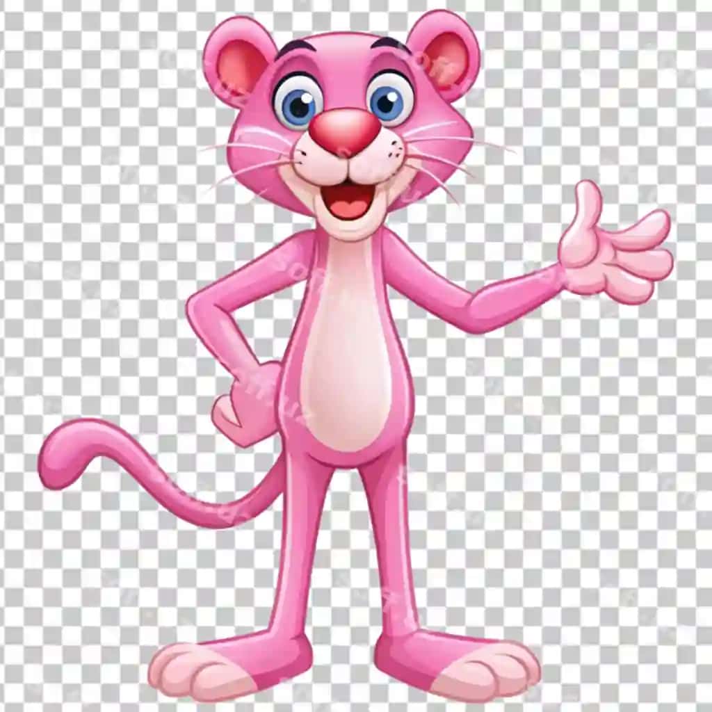 Rosa psicodelico o'rmon sher shaffof fon | Rosa psicodelico jungle lion transparent background