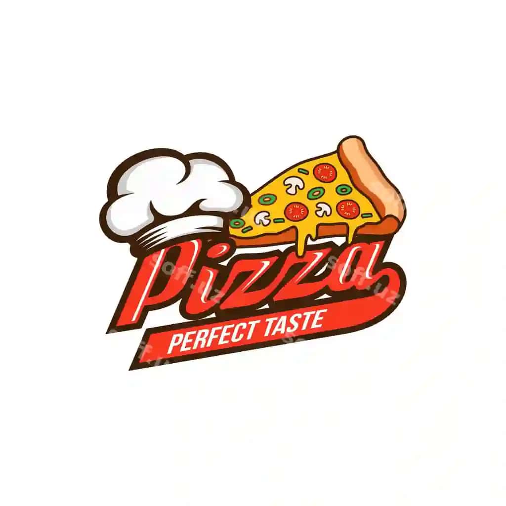 Pizza logotipi dizayni shabloni | Pizza logo design template