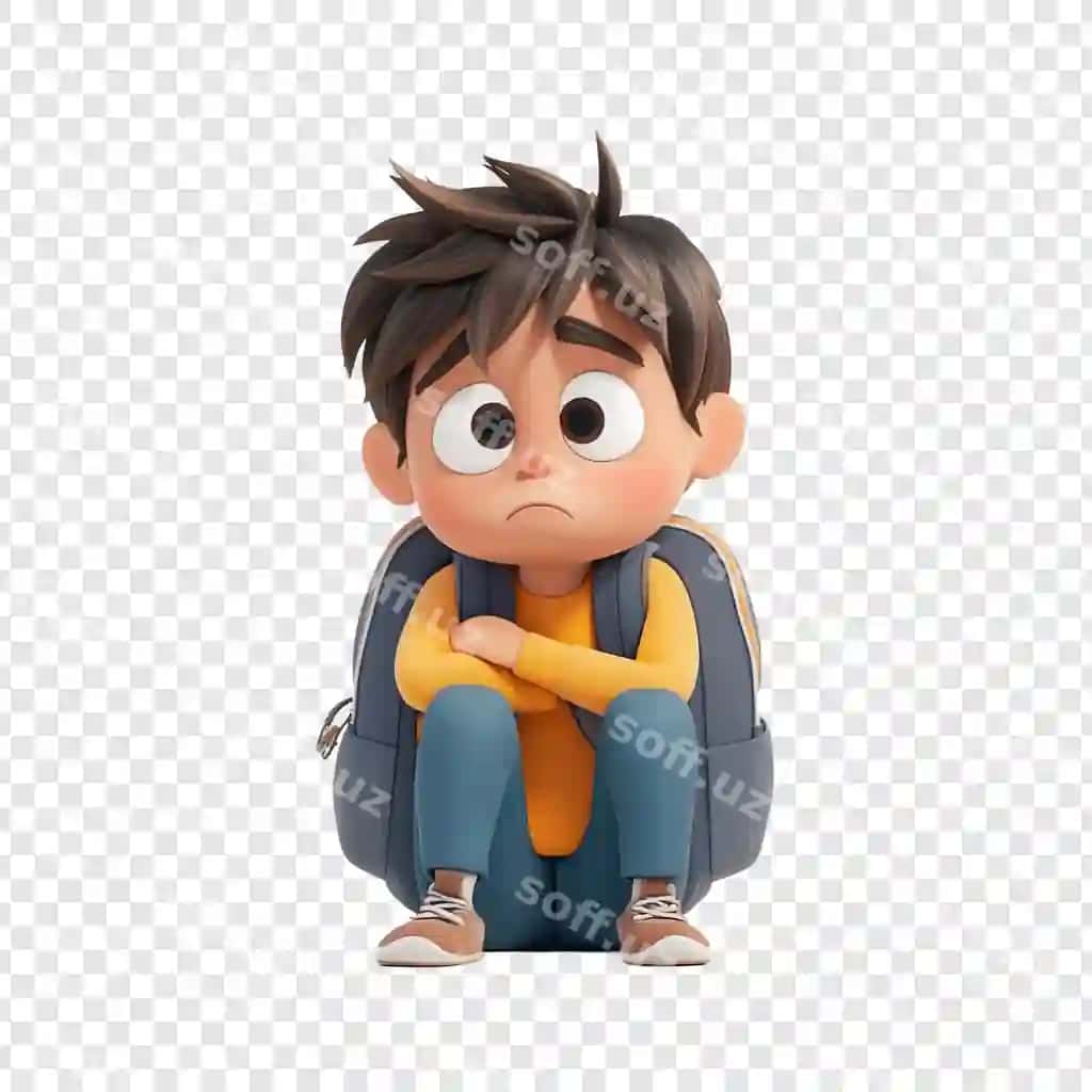 Boshim qorinchi soqqa bilan ayollar | Sad boy with backpack