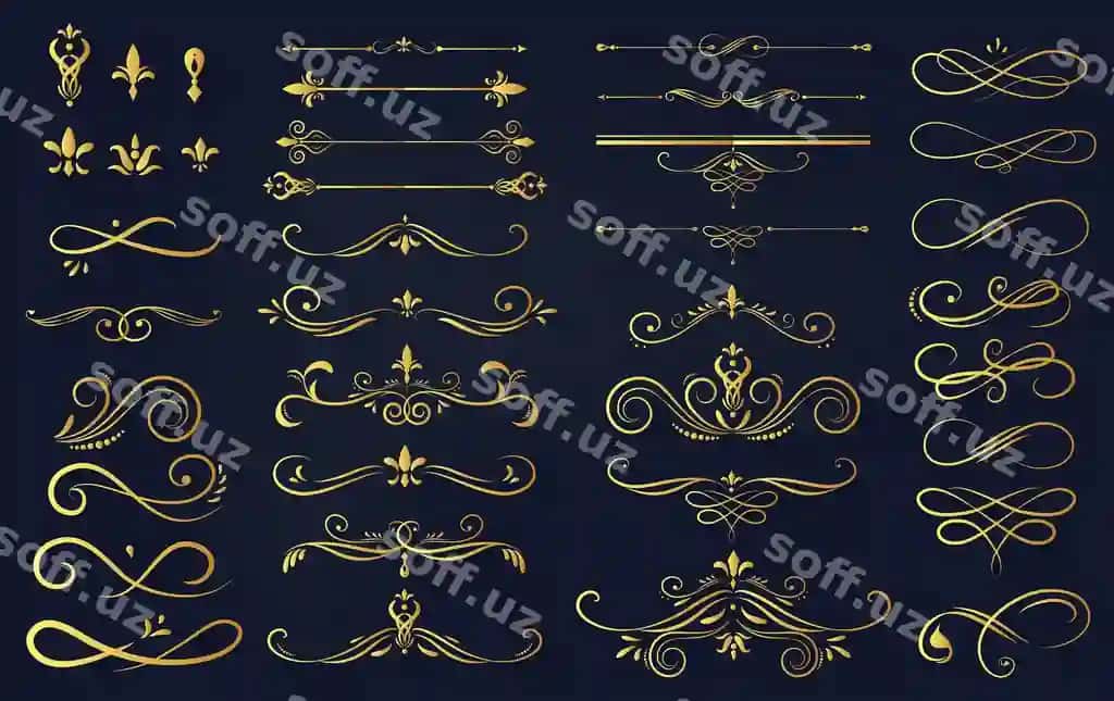 To'plam komplekti etiketka naqshi | Collection set label ornament