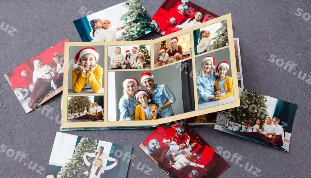 Fotokitob Noel fotosuratlar qishdagi issiq | Photobook with christmas photos winter cozy