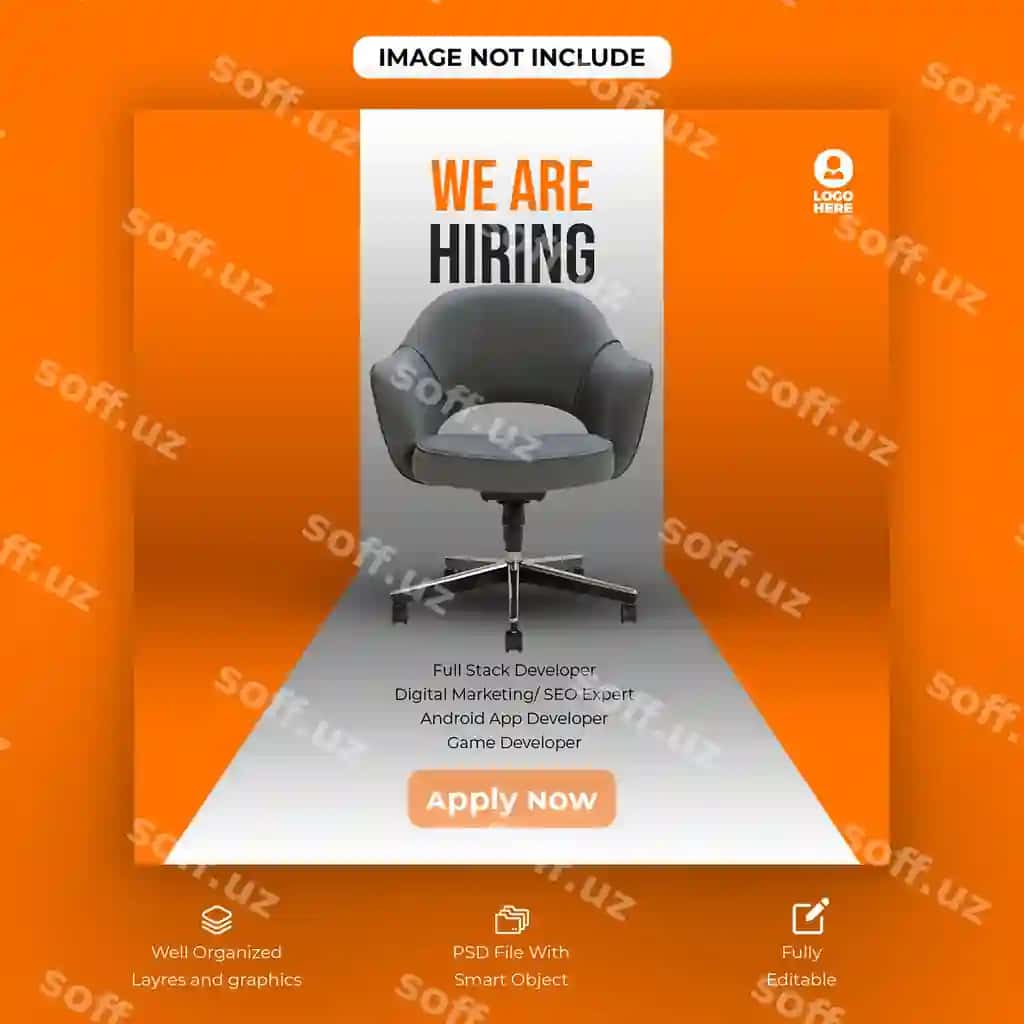 Biz ijtimoiy tarmoqlar post dizayn shabloni uchun ishga qabul qilmoqdamiz. | We are hiring social media post design template