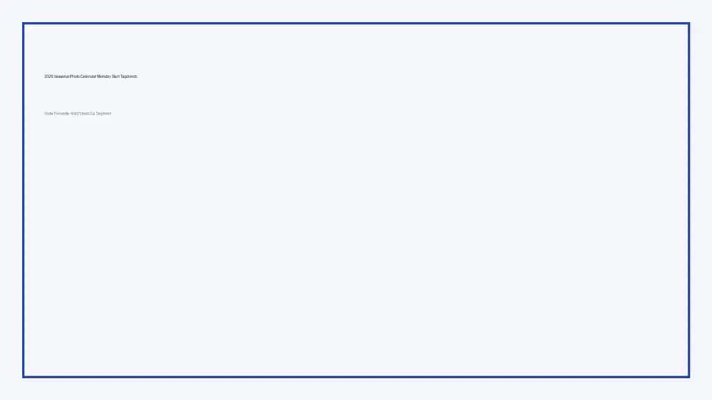 2026-Yil Mavsumiy Taqvim va Vaqtni Boshqarish Taqdimoti (12 Slayd)