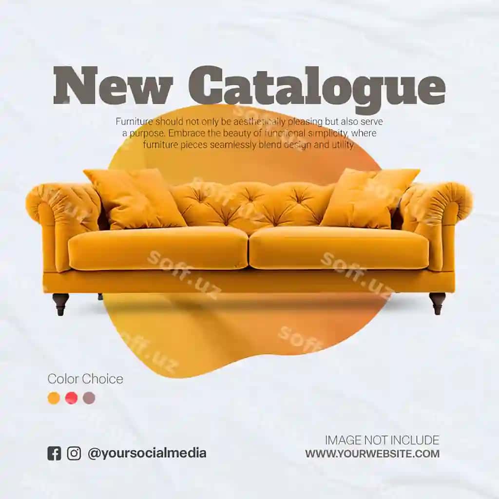 Yangi katalog mebel Instagram posti | New catalogue furniture instagram post