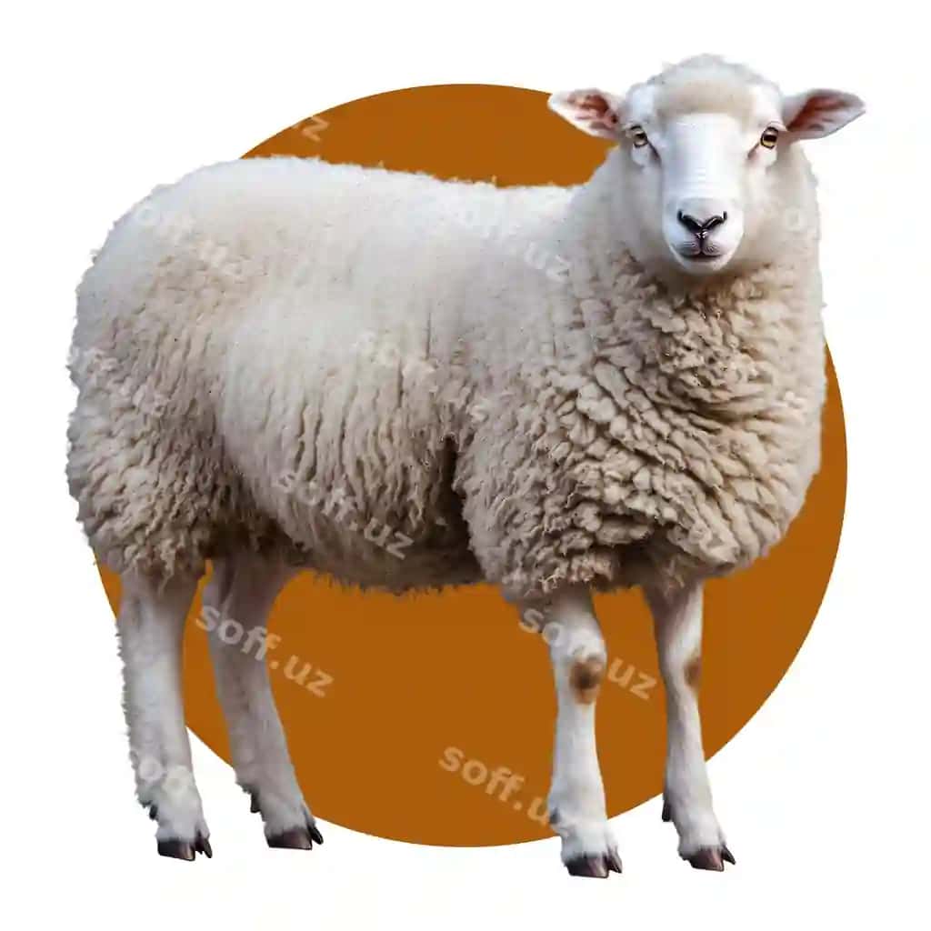 Qo'y ajraltirilgan shaffof fonda qo'y png | Sheep isolated transparent background sheep png