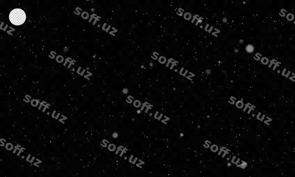 Yog'ayotgan qor alohida qora foni | Falling snow isolated black background