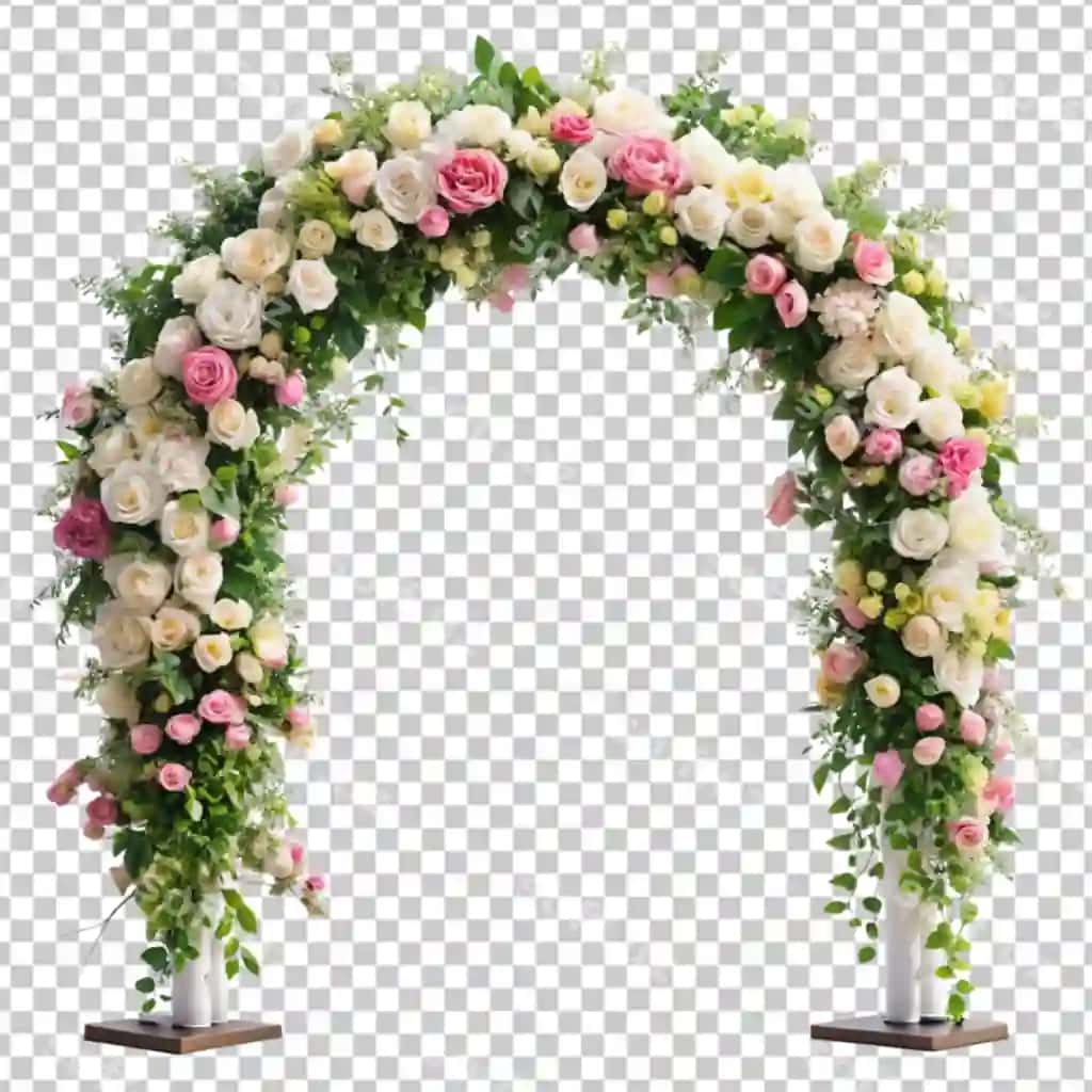 Go'zal to'y gul arch png | Beautiful wedding flower arch png