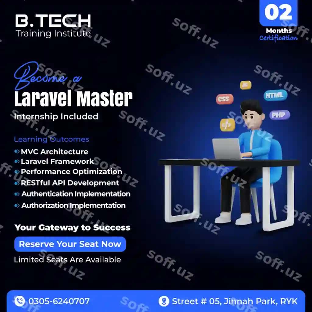 Laravel master post dizayni | Laravel master post design