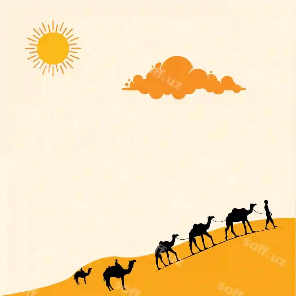 Choʻl foni | Desert background