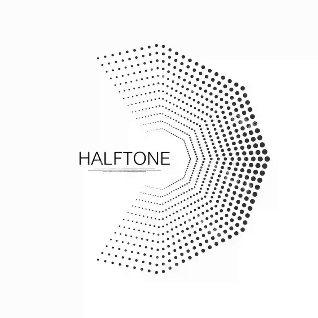 Yarımsiyoq nuqtalar hexagon shakl yarımsiyoq nuqtalar modeli komiks kitob foni | Halftone dots hexagon form halftone dotted pattern comic book background