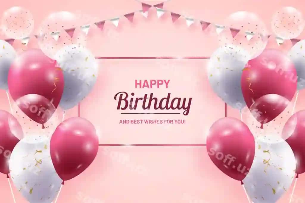 Haqiqiy tug'ilgan kun orqa fon mavzusi | Realistic birthday background theme