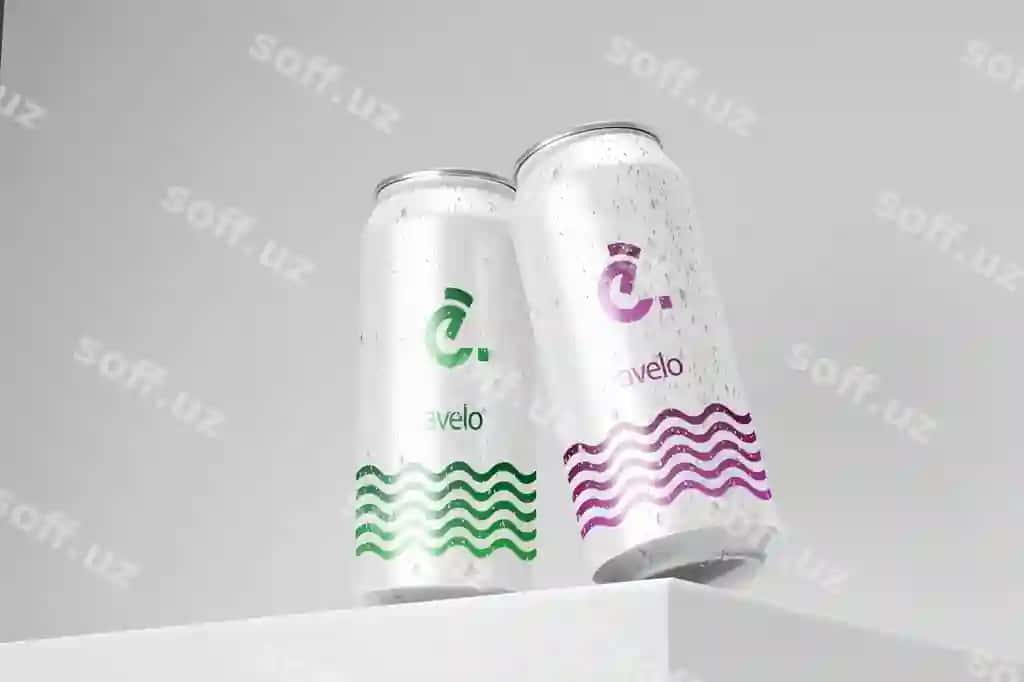 Psd aftam bankasi namuna pivo soda paketi | Psd aluminum can mockup beer soda pack