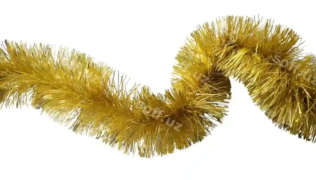 Oltin Rojdestvo varaqi | Gold christmas tinsel