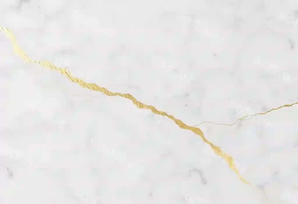 Oltin chiziq marmur stol usti | Gold line marble counter top