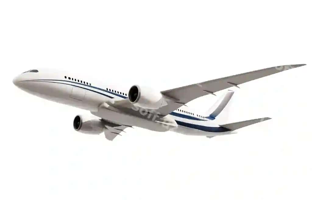 Uch o'lchovli samolyot tasviri | Three dimensional imageof airplane